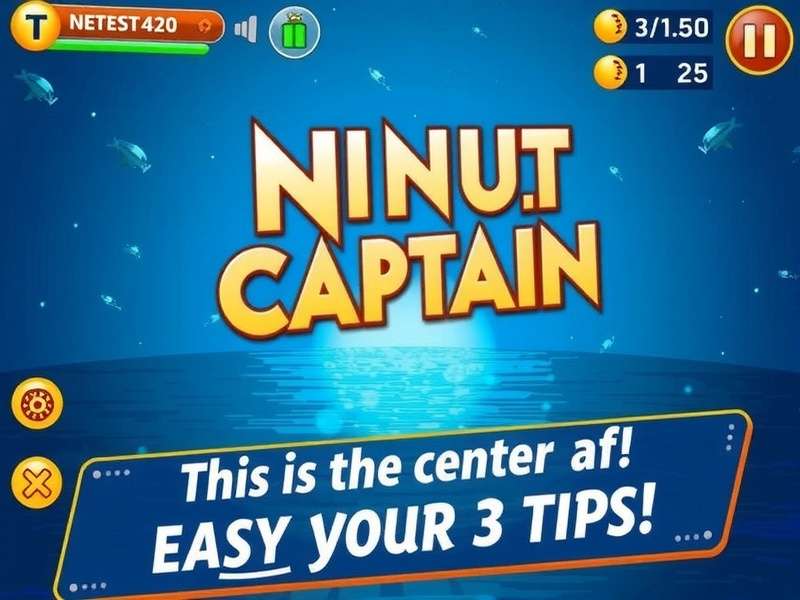 Nut Cruise Captain Game Screenshot